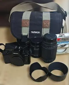 8/7発送PENTAX MZ-10＆タムロン Wレンズセット 動作未確認のサムネイル