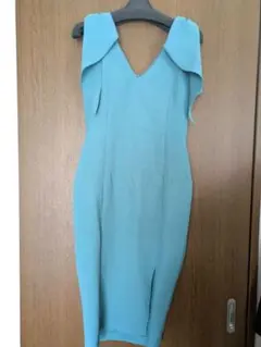 グリーン タイトドレス M 美品