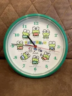 激レア！コンパクトサイズ けろけろけろっぴ 置き時計 １９８８年、１９９０年 激レア！コンパクトサイズ けろけろけろっぴ 置き時計 1988