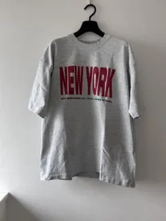ZARA NEW YORK 2000 SOHO Tシャツ グレー