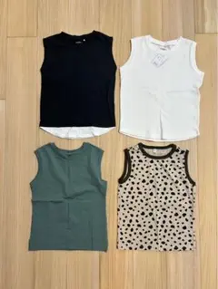 新品未使用　まとめ売り　ノースリーブ　130cm