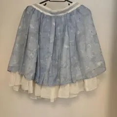 水色フレアスカート リバーシブル2way アクシーズファム 星座