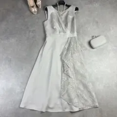 Aimer エメ レースアシンメトリーレースアップワンピース ドレス お呼ばれ