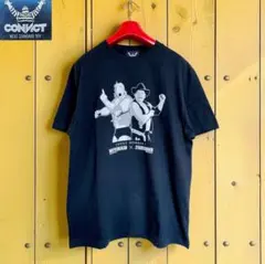 試着保管品 CONVICT ネプチューンマン×スタン・ハンセン コラボT 黒 L 