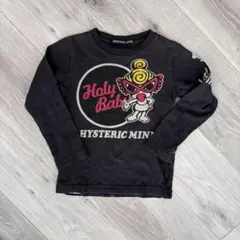 HYSTERIC MINN 長袖Tシャツ 100㎝　黒　ブラック