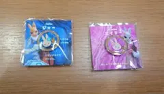 ズーラシアンブラス　ピンバッジ　弦うさぎ2つセットのサムネイル