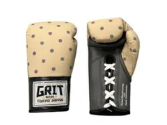 GRIT LACE UP GLOVE GOLD JAPAN 本革製 10oz - メルカリ