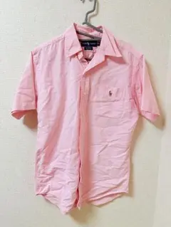 お値下げ♪ Ralph Lauren 半袖シャツ ワイシャツ　薄めのピンク色