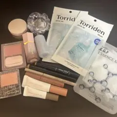 化粧品12点セット+パック3枚　ローラメルシエ、韓国コスメ　約15,000円相当