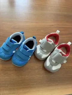 SUKUSUKUベビーシューズ2足セット 13.0＆14.0