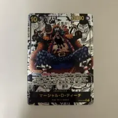 本日限定お値下！マーシャル・D・ティーチ(パラレル/漫画背景)OP09-093