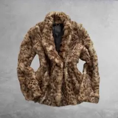 moussy ラビットファー コート レオパード y2k Archive