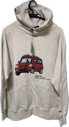 値下げ　go slow caravan NISSAN パーカー ベージュのサムネイル
