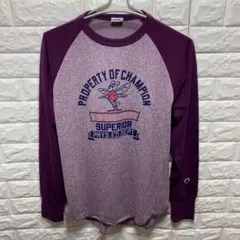 Champion（チャンピオン）のバータグ復刻ラグランロングスリーブTシャツLのサムネイル