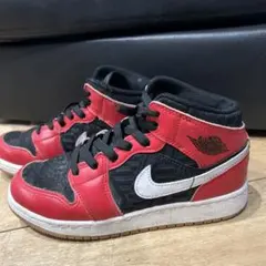 ア*ナ様 22.5cm Nike Air Jordan 赤黒 ハイカットスニーカ