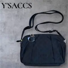 【新品】Y'SACCS　PolkaDots ブラック ショルダーバック