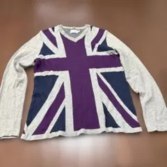 FLAPH フラフ ユニオンジャック V字セーター
