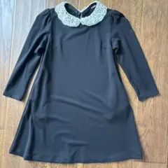 【コムサイズム】冠婚葬祭　女の子　黒ワンピース　120㎝