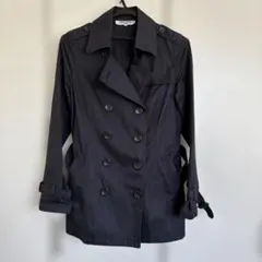 NATURAL BEAUTY BASIC 紺色M トレンチコート