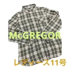 McGREGOR マックレガー　レディースチェックシャツ　11号　即購入OK！のサムネイル