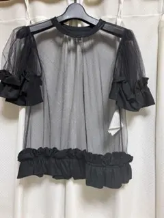 noir kei ninomiya チュールブラウス XSのサムネイル
