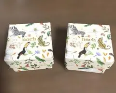 nach ナッシュ 動物 アニマル 小物入れ 2個セット