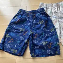 gu ジーユー サメ柄 ハーフパンツ 2枚