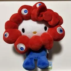 【値下げ】大阪・関西万博　ハローキティ ミャクミャクなりきりぬいぐるみM