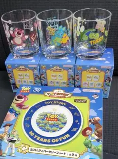 一番くじ トイストーリー C賞 プレート E賞 グラス