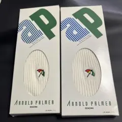 《未使用》 アーノルドパーマー メンズ靴下 2足 箱付き レナウン