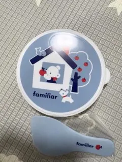 familiar ベビー用食器 プレートとヘラセット