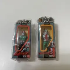 【新1号＆V3】仮面ライダーソフビパッケージチャーム2個セット