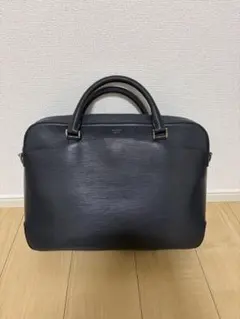 ペッレモルビダ deck9 ビジネスバッグ ブリーフケース レザー ネイビー