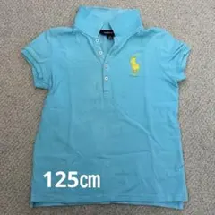 Ralph Lauren 水色ポロシャツ 6X