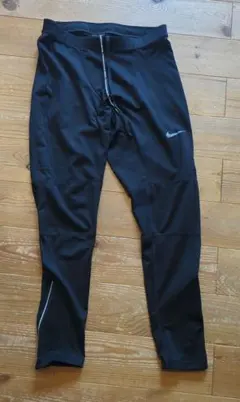 Nike DRI-FIT ブラック ランニングスパッツ