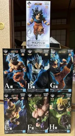 超戦士バトル列伝Zフィギュア　セミコンプ（C.D賞以外）