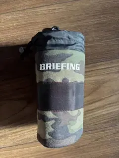 【美品】BRIEFING 迷彩ポーチ　ドリンクホルダー　グリーンカモ
