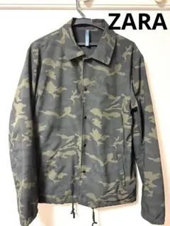 ZARA MAN カモフラージュ ナイロンジャケット