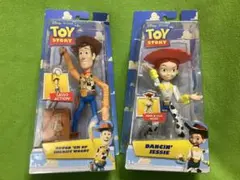 トイ・ストーリー アクションフィギュア 新品 ウッディ ジェシー 動く2体