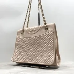 【良品】トリーバーチ ショルダーバッグ キルティング チェーン フレミング
