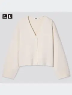 UNIQLO U ミラノリブVネックカーディガン 長袖　S
