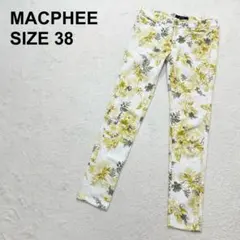 麥卡菲 花卉印花 緊身褲 彈性 花紋 清爽（174）