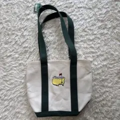 マスターズ 小型トートバッグ ホワイト/グリーン　コンビのサムネイル