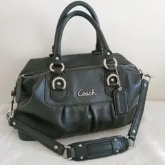COACH ハンドバッグ ショルダーバッグ 2way サッチェル レザー