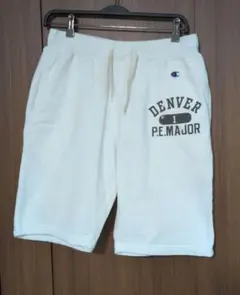 美品　Champion ホワイト ハーフパンツ DENVER P.E.MAJORのサムネイル