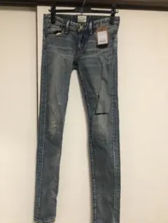 ungrid ダメージデニム スキニー ジーンズ 26inch blue