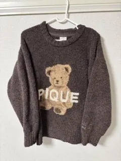 gelato pique ベア柄 ルームウェア プルオーバー