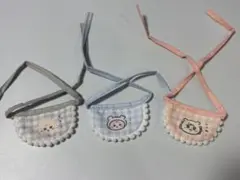 ちいかわベビー　トレーディングミニよだれかけ　ラッコ　古本屋　シーサー　セット
