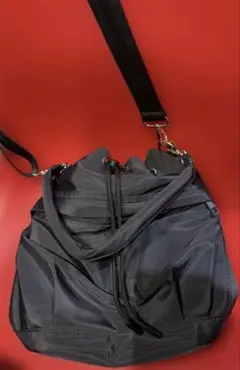 n*i様 ネイビーナイロン ショルダーバッグ