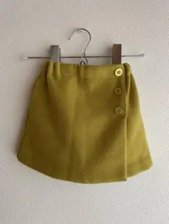 petit main スカート100サイズ　マスタード